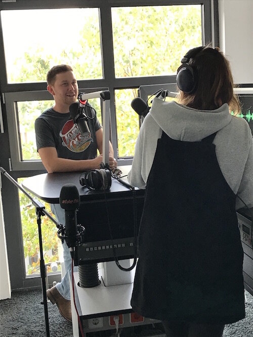 Scotty McCreery interviews at Berlin Star FM October 2019