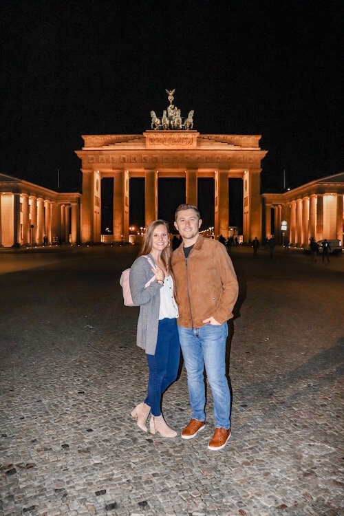 Scotty and Gabi McCreery at Brandenburg Gate Berlin October 22 2019